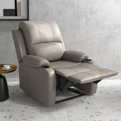 Gray recliner chair