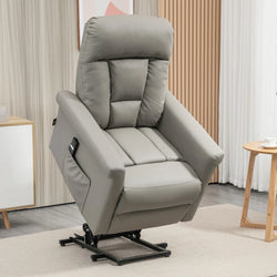 Will Recliner Chair with Remote Control - Grey