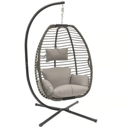 Wynne Hanging Egg Chair  - Grey