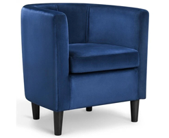 Blue armchair